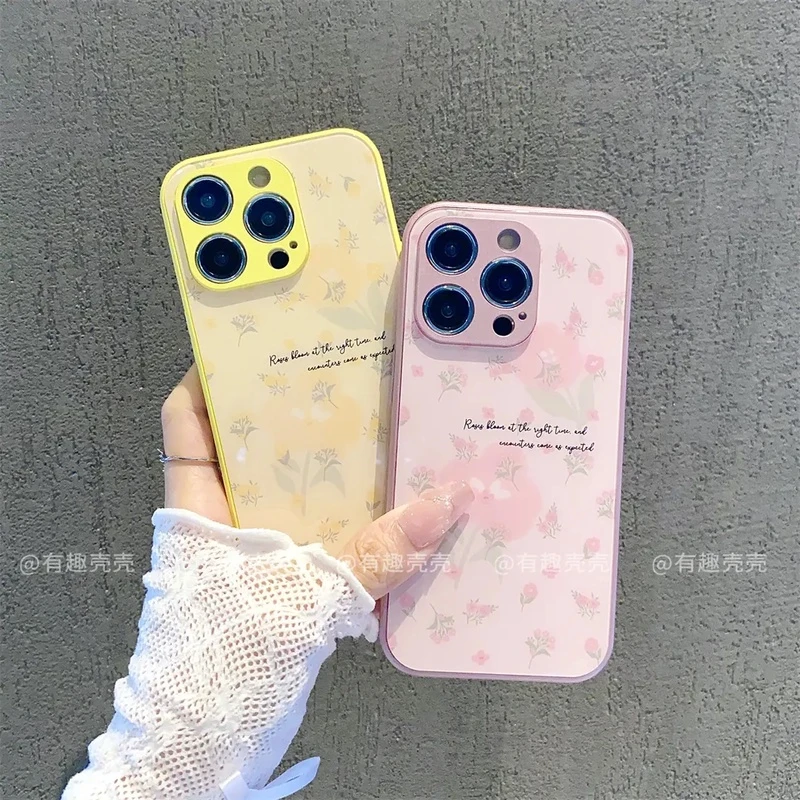 玻璃壳适用苹果15/iphone/华为荣耀/OPPO/VIVO/小米手机壳爆款潮