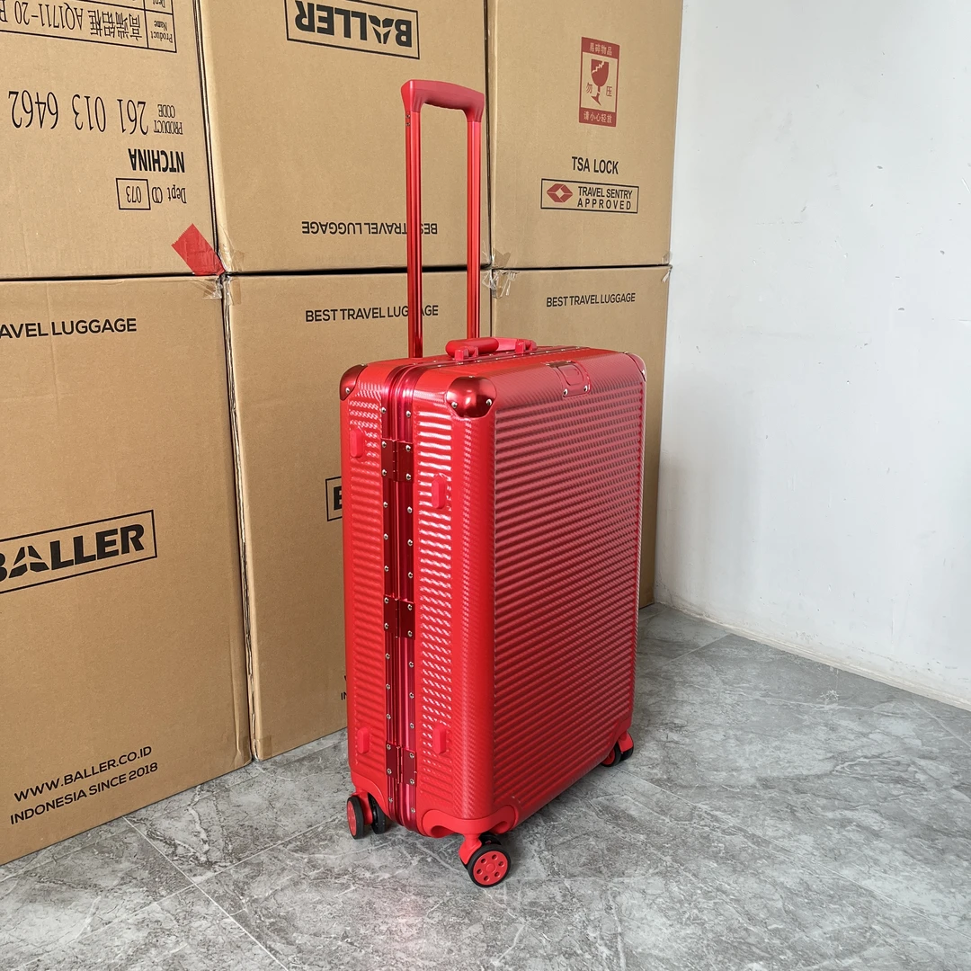 库存尾货孤品批发拉杆箱万向轮旅行箱登机密码箱特价铝框高货高档