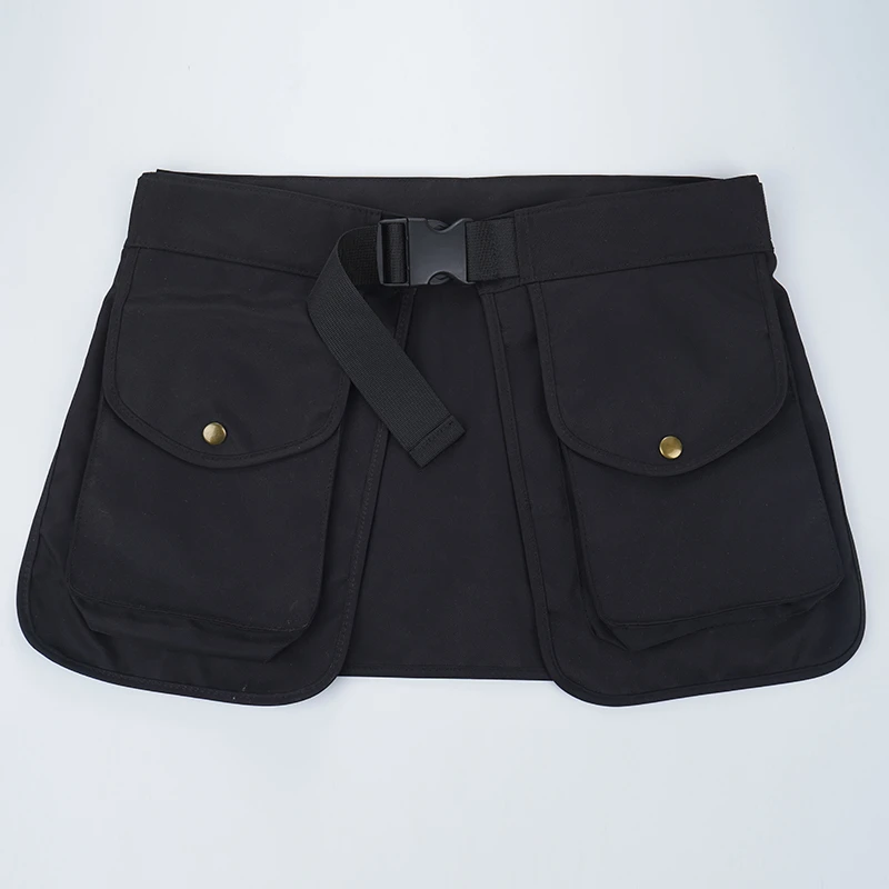 大容量大口袋腰包户外运动登山带盖大腰包腰封工作围裙包跑步腰包