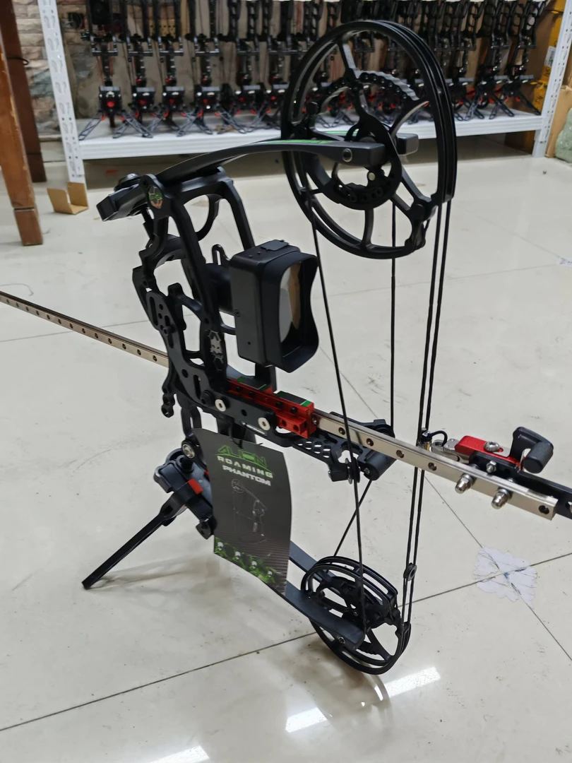 魔头俩用复合弓，可珠可箭，配夜视仪辅助狩猎杆三角