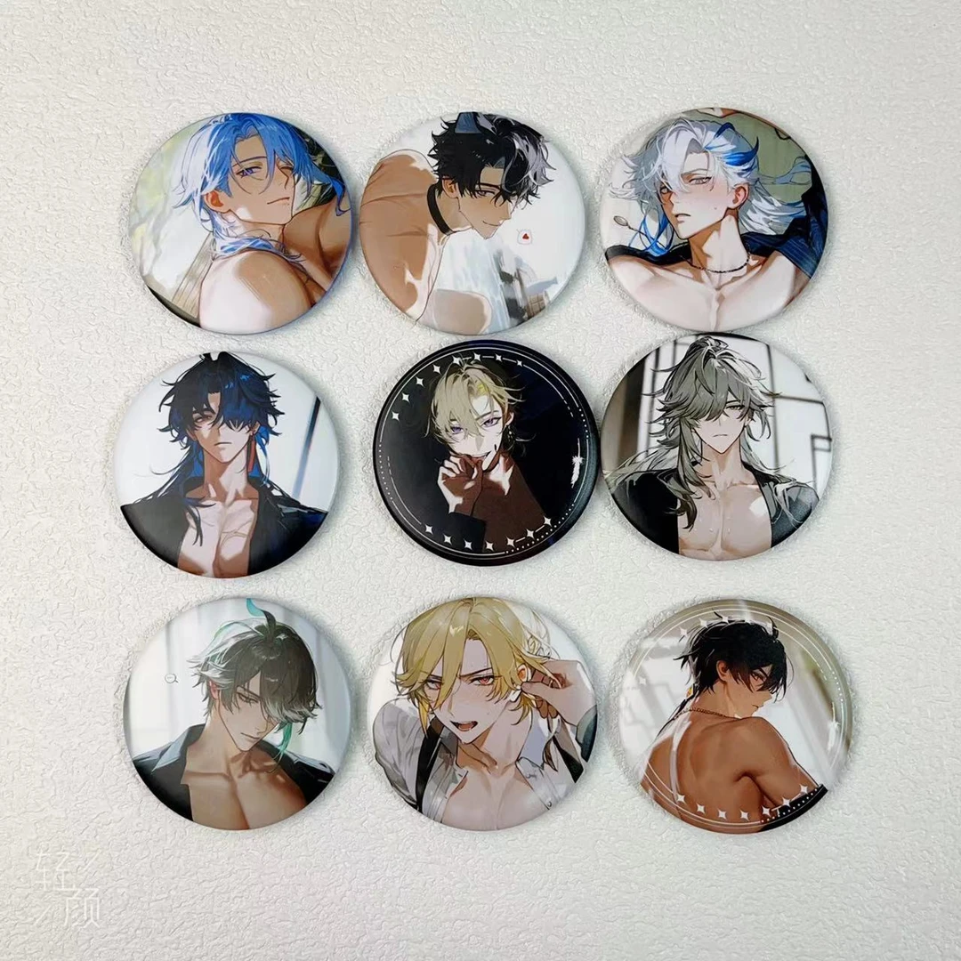 {吧唧徽章}新款同人魈钟离吧唧 自制胡桃芙宁娜徽章开学毕业礼物