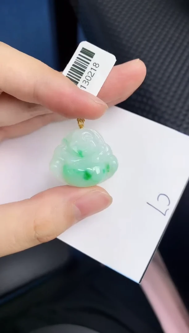 【闪购商品】翡翠颈饰18K金镶嵌000000000