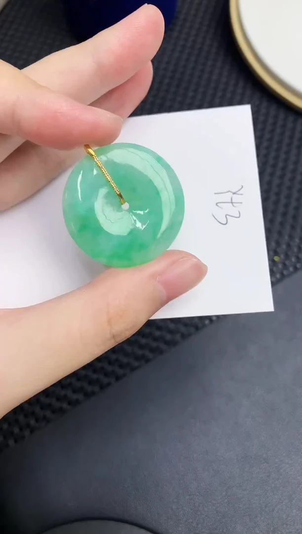 【闪购商品】翡翠颈饰18K金镶嵌000000000