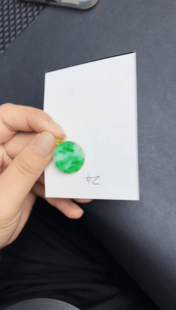 【闪购商品】翡翠颈饰18K金镶嵌000000000