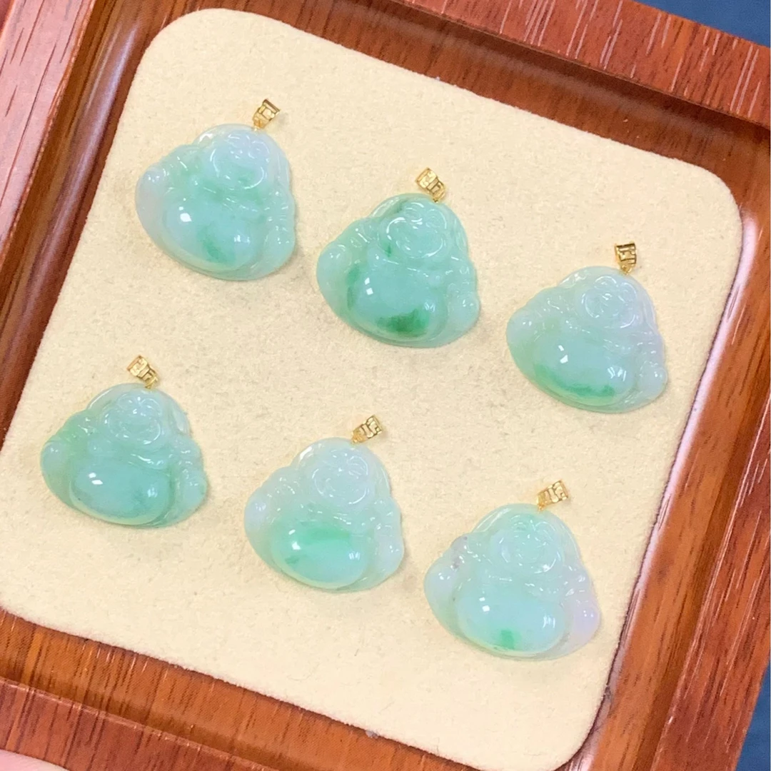 佛公翡翠 18K金扣头