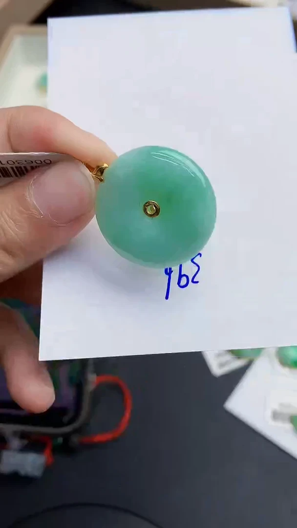 【闪购商品】翡翠颈饰18K金镶嵌0000000000