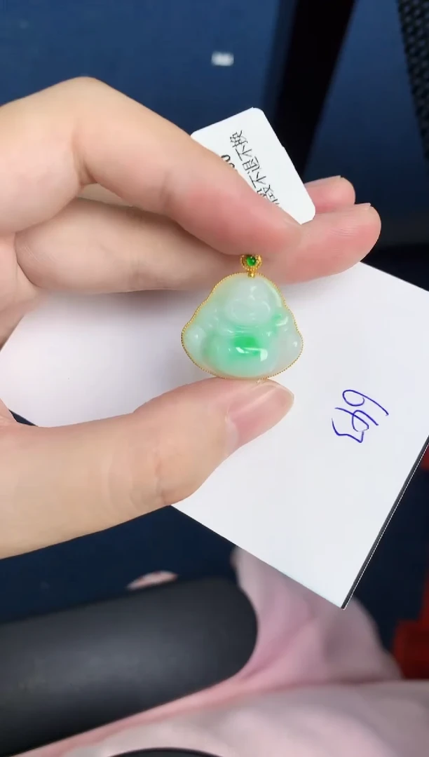 【闪购商品】翡翠颈饰18K金镶嵌000000000