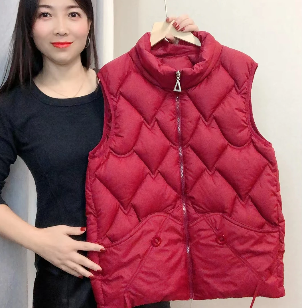 2024新款女士棉马甲棉马夹（双扣款）