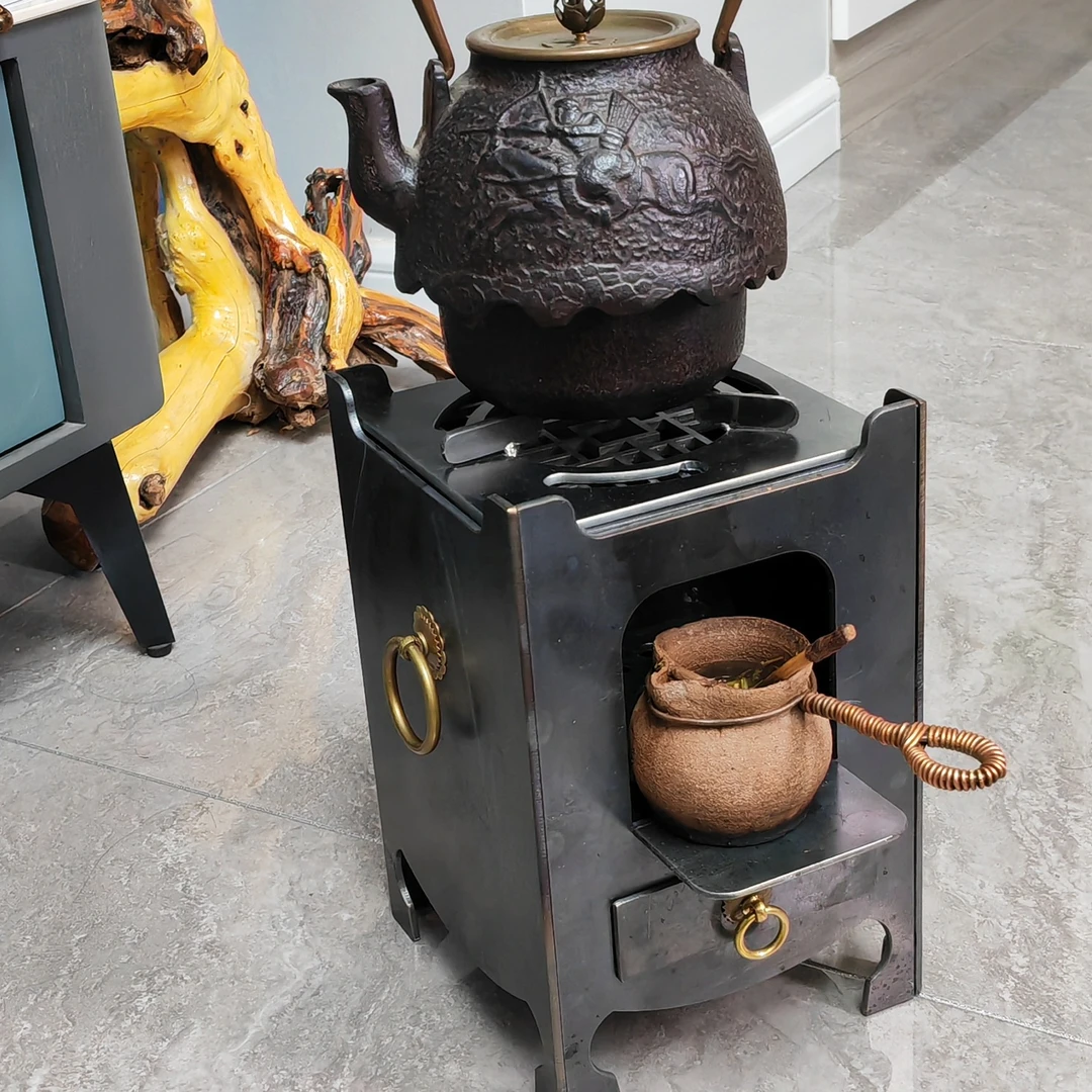 西和手工制作煮茶炉子煤炭炉户外炉野营炉