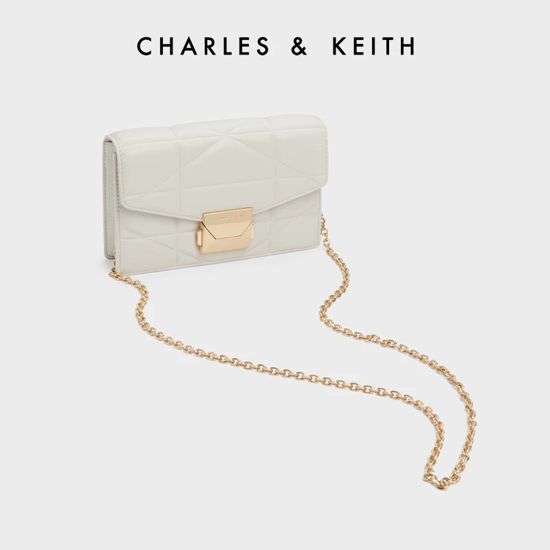 CHARLES & KEITH{小号}女士时尚链条单肩斜挎小方包CK2-70770615