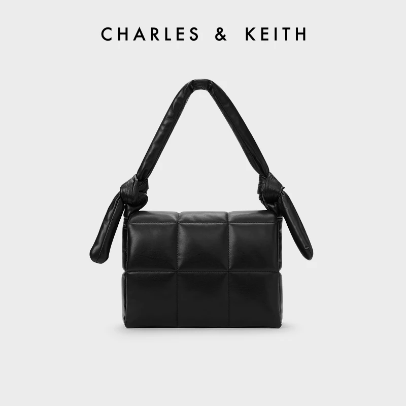 CHARLES & KEITH大容量斜挎邮差包单肩包枕头包女【原】80782290