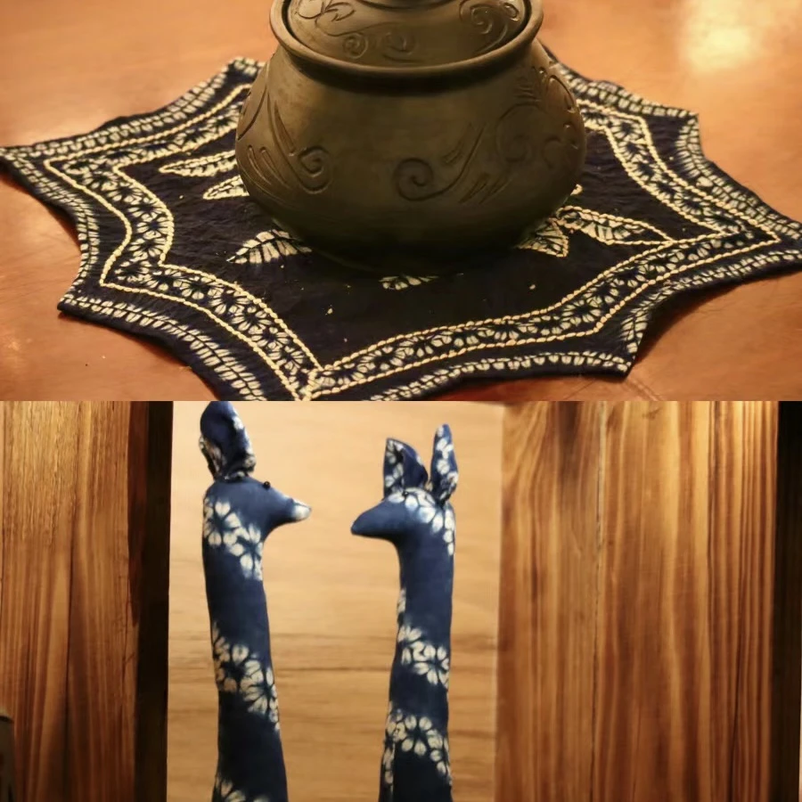 【大理随心扎染】通用链接 纯手工古法扎染服饰，桌布