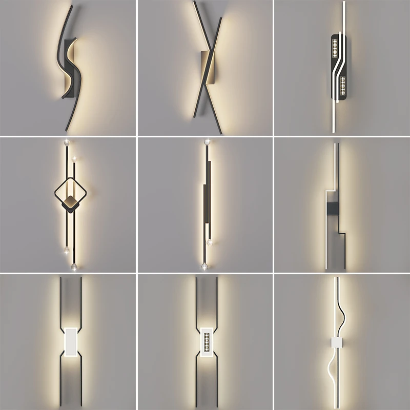 2025新款现代简约走廊过道玄关灯北欧楼梯阳台卧室床头背景墙壁灯