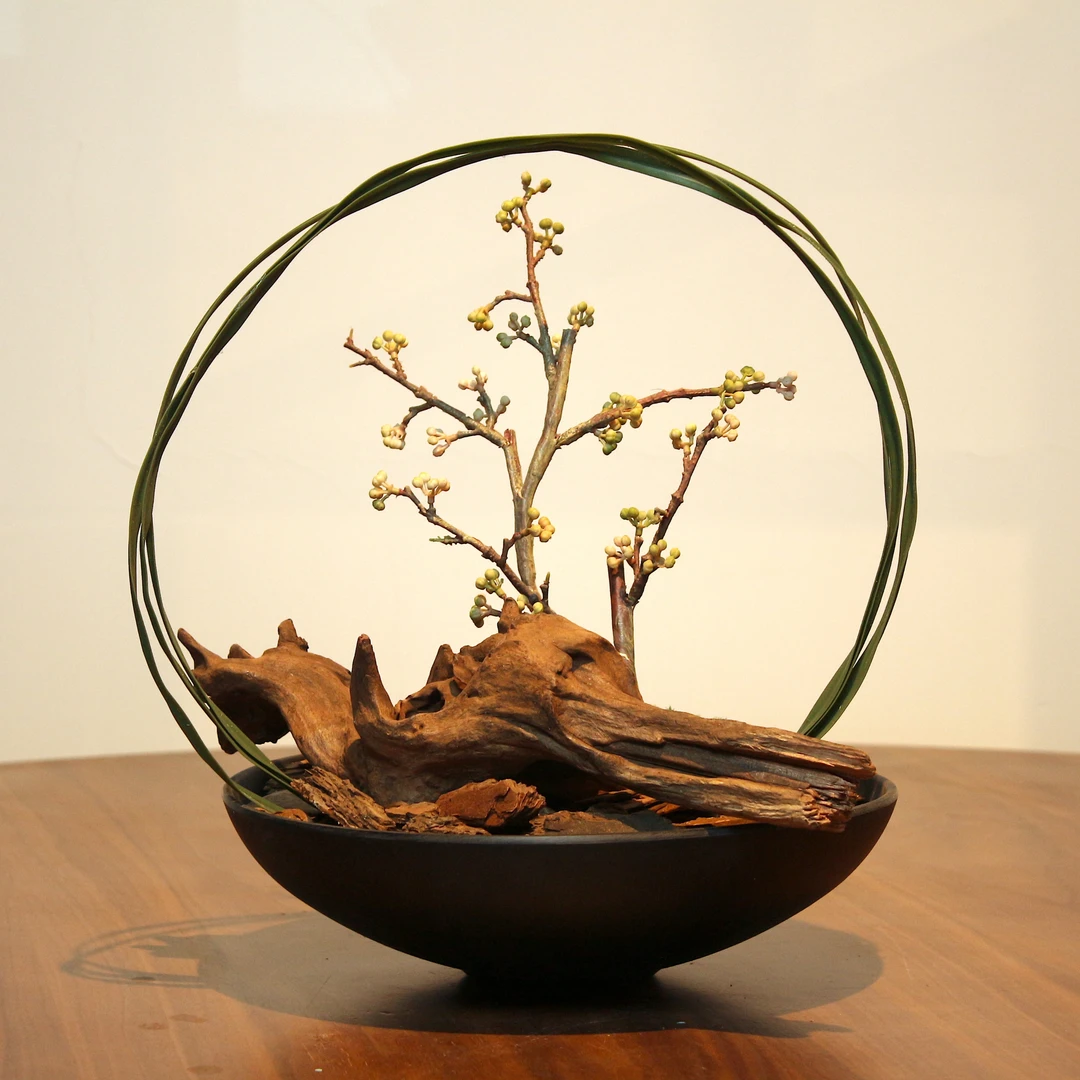 创意桌面摆设盆景假山桌花苔花（可定制）