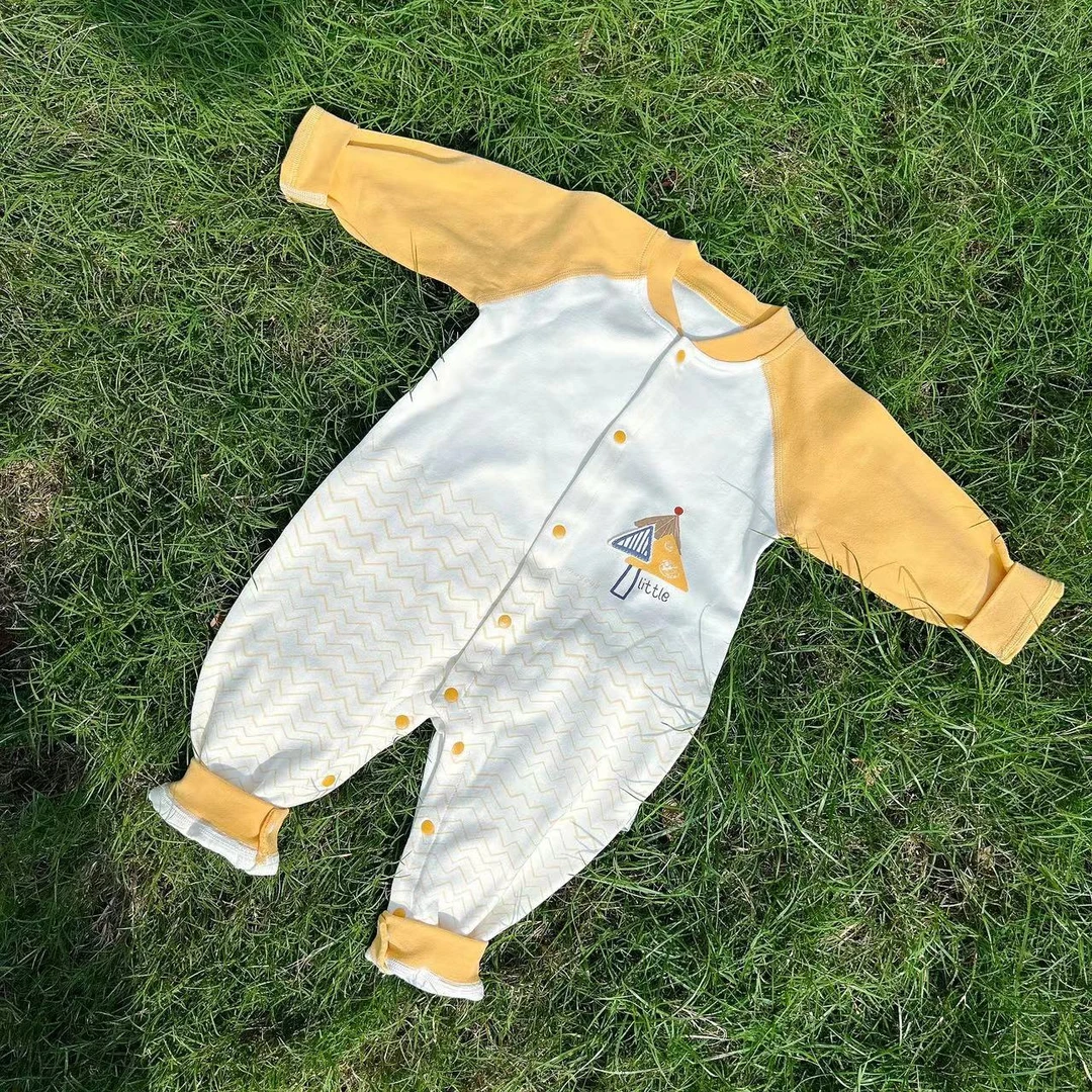 婴幼儿儿童秋冬长袖打底衣无骨爬服男女宝宝连体衣可爱卡通软糯