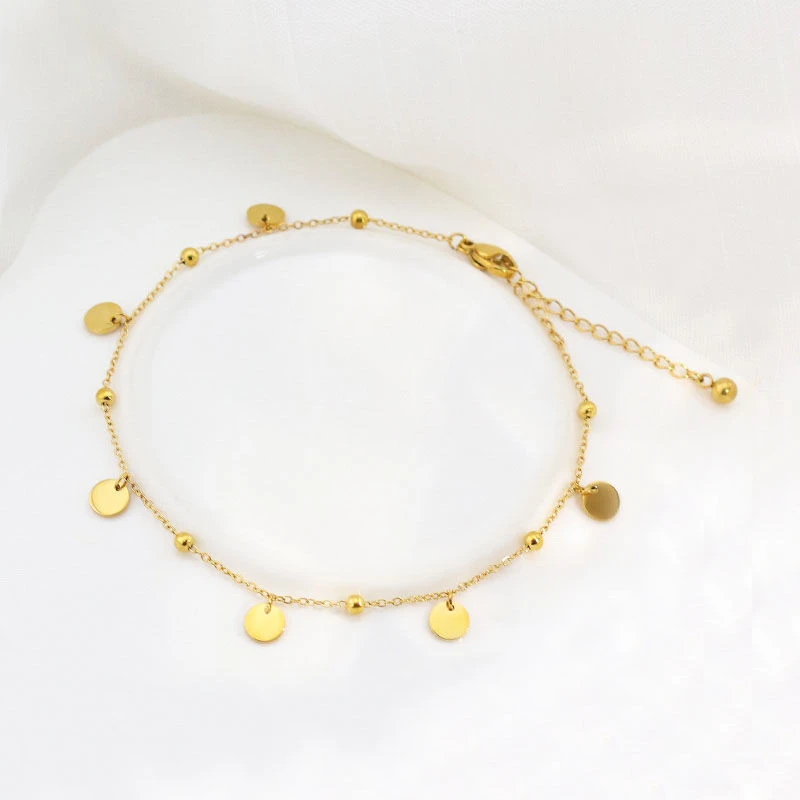 新款脚链女ins潮小众设计网红钛钢脚链性感脚踝链简约高级不掉色