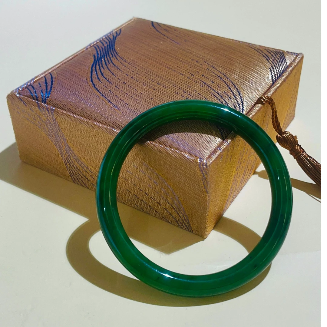 和田玉9014碧玉手镯 多样性发一