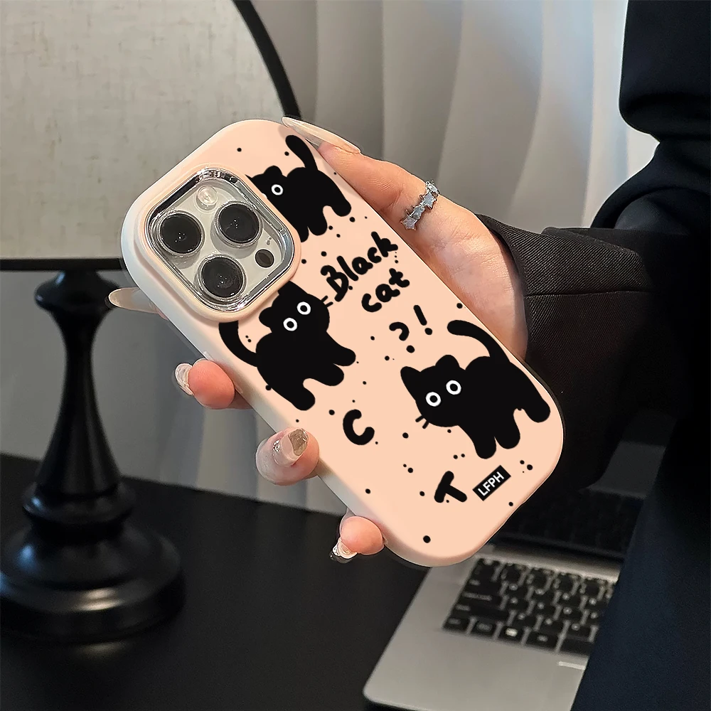 猫咪适用苹果iphone小米15/14/13promax防摔vivo华为oppo手机壳女