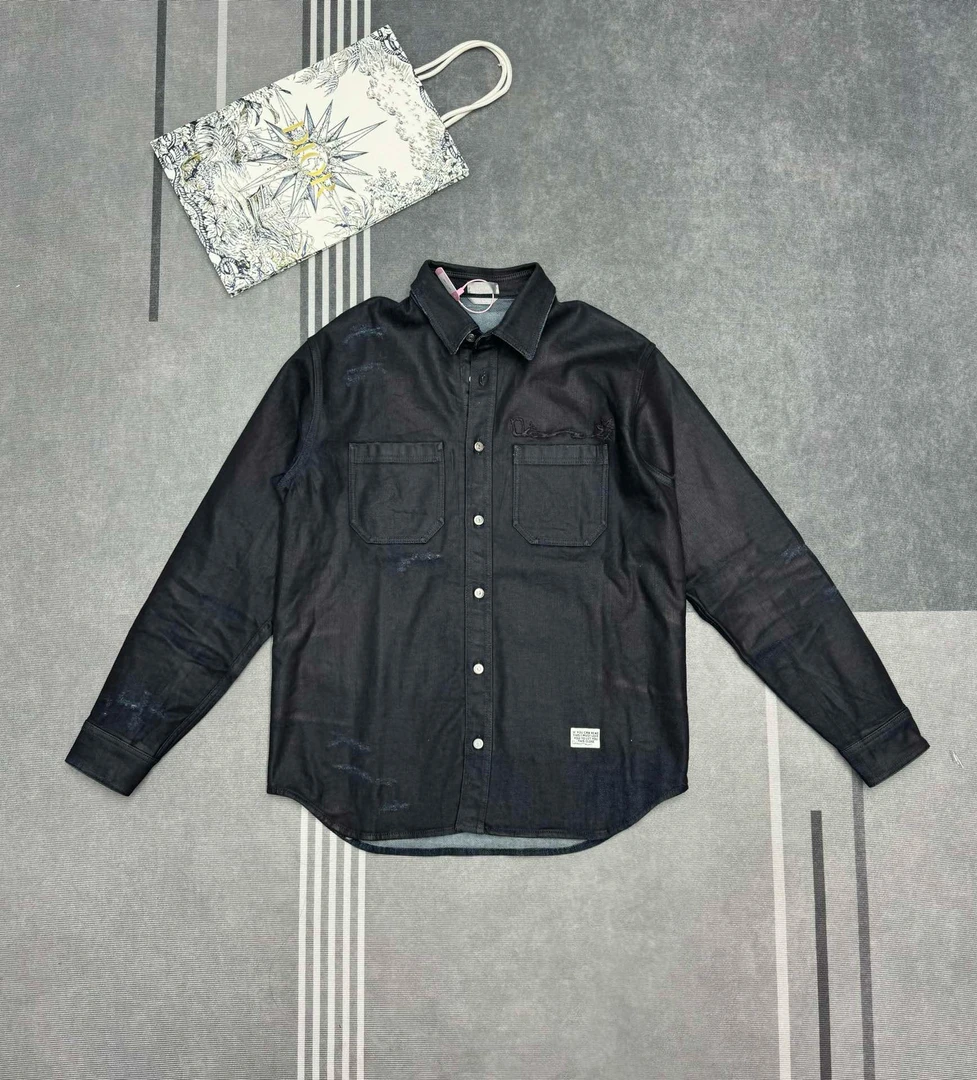 全新未使用 DIOR/迪奥 BL迪奥 男士衬衫外套