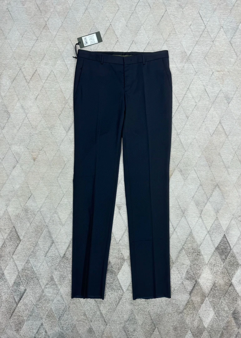 未使用 ZEGNA 129155 杰尼亚zegna男士羊毛休闲裤
