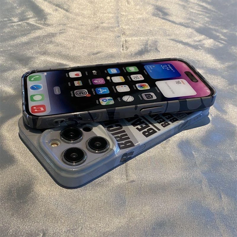 靓壳爆款暴力熊苹果1415pro手机壳iphone15菲林壳不发黄12硬壳11