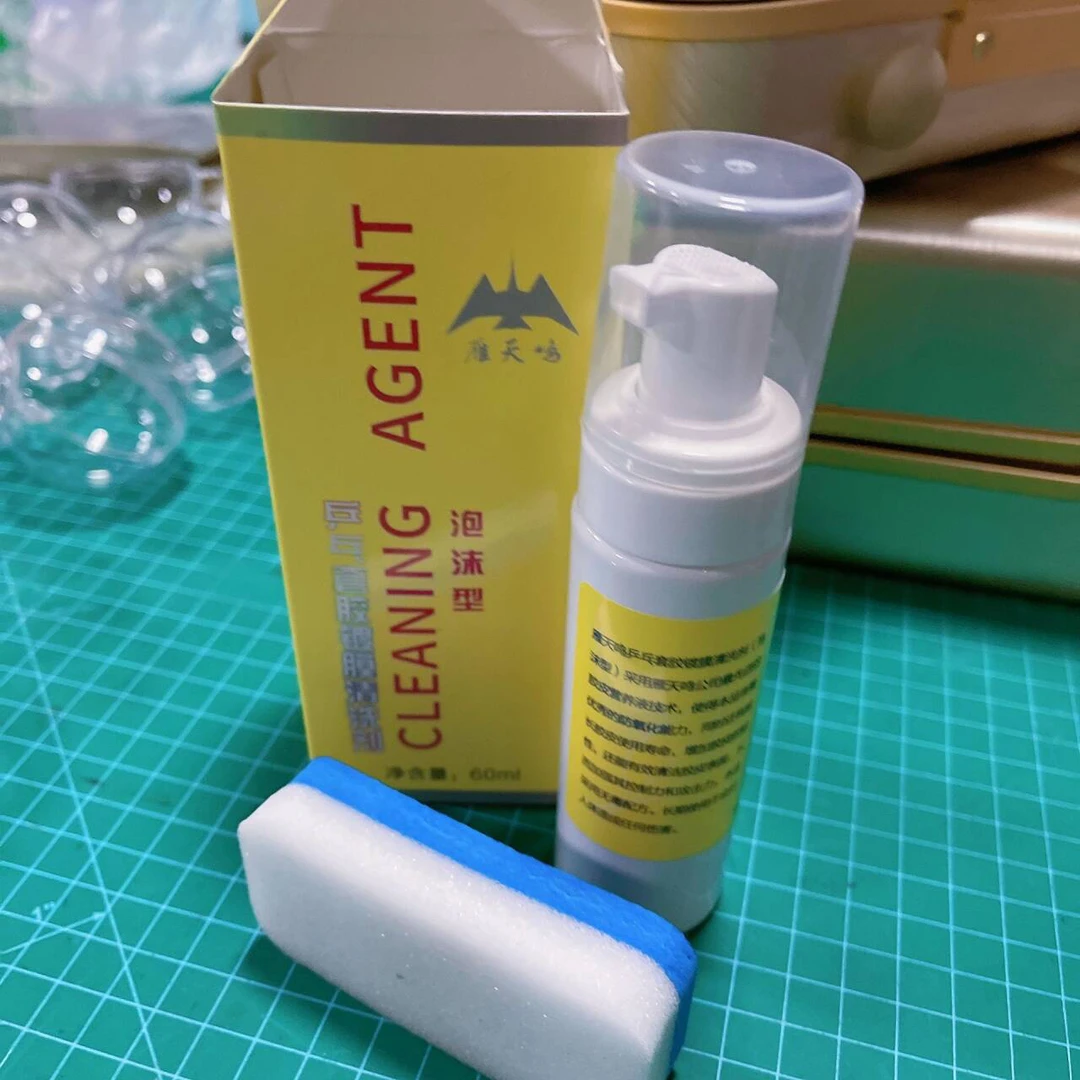 乒乓球套胶清洗液 泡沫清洗液60毫升一瓶