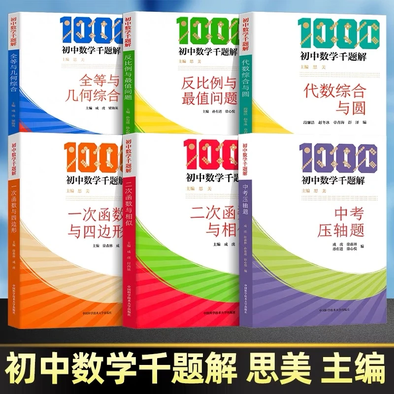 初中数学千题解 一次二次函数代数综合全等与几何综合反比例中考