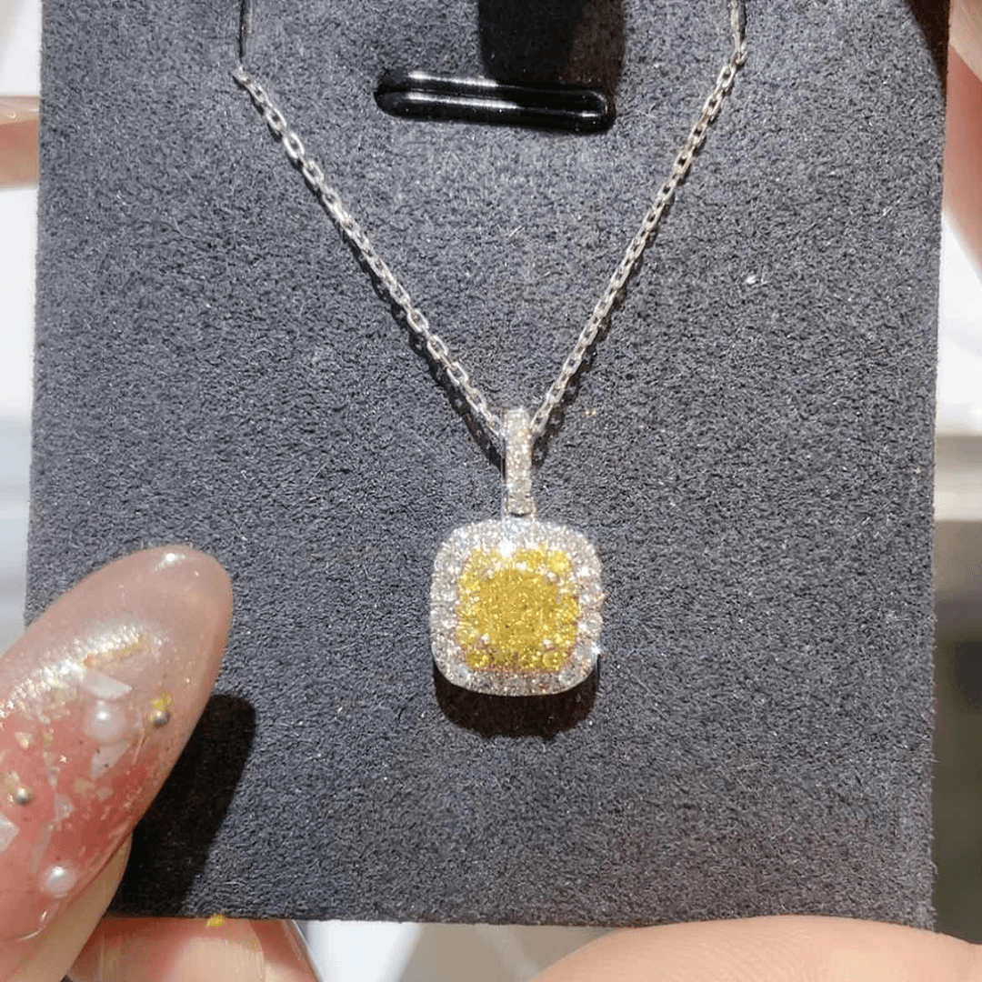 【闪购商品】合成钻石18K金镶嵌