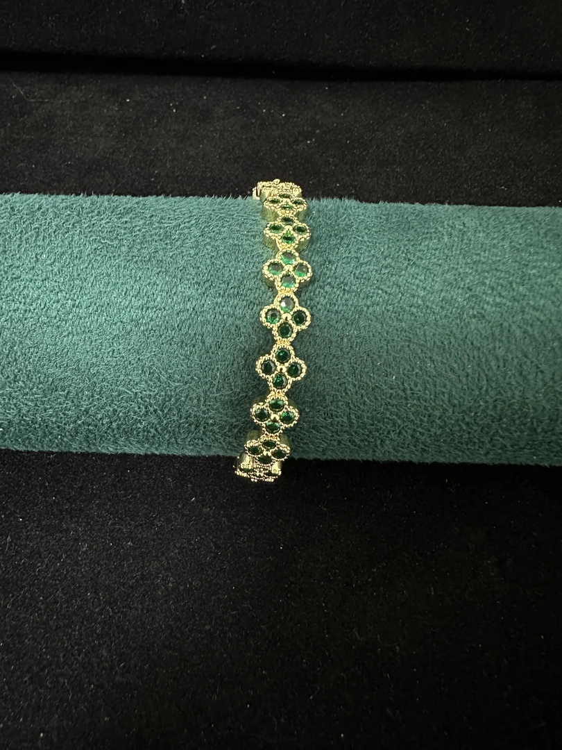 铜合金合成锆石手链 ZS0116中古手链