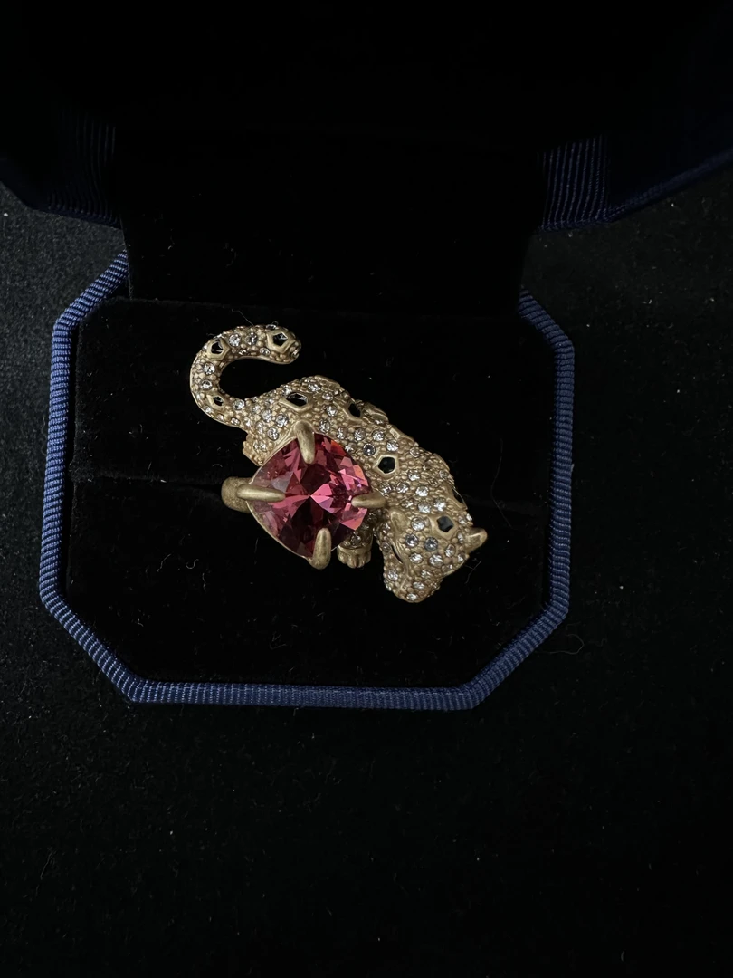 铜合金合成锆石戒指 ZJ0122中古戒指