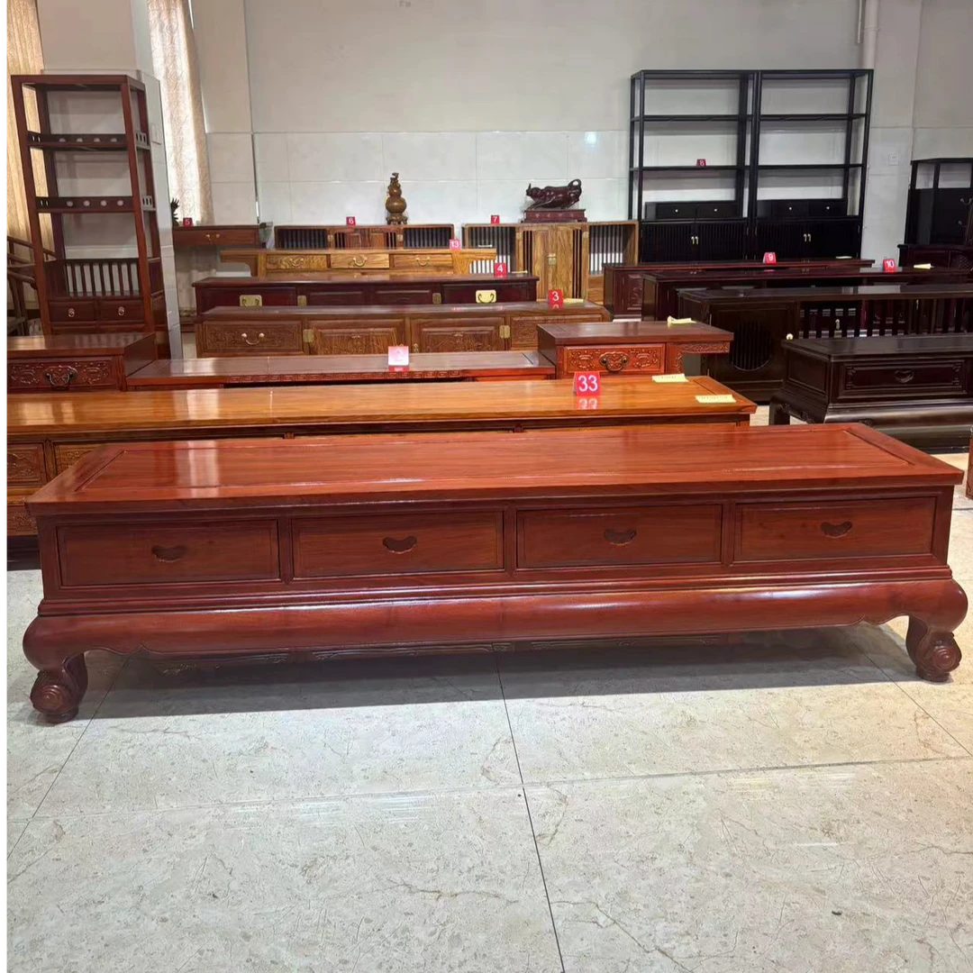 花梨木电视柜红木中式客厅影视柜四抽地柜储物柜