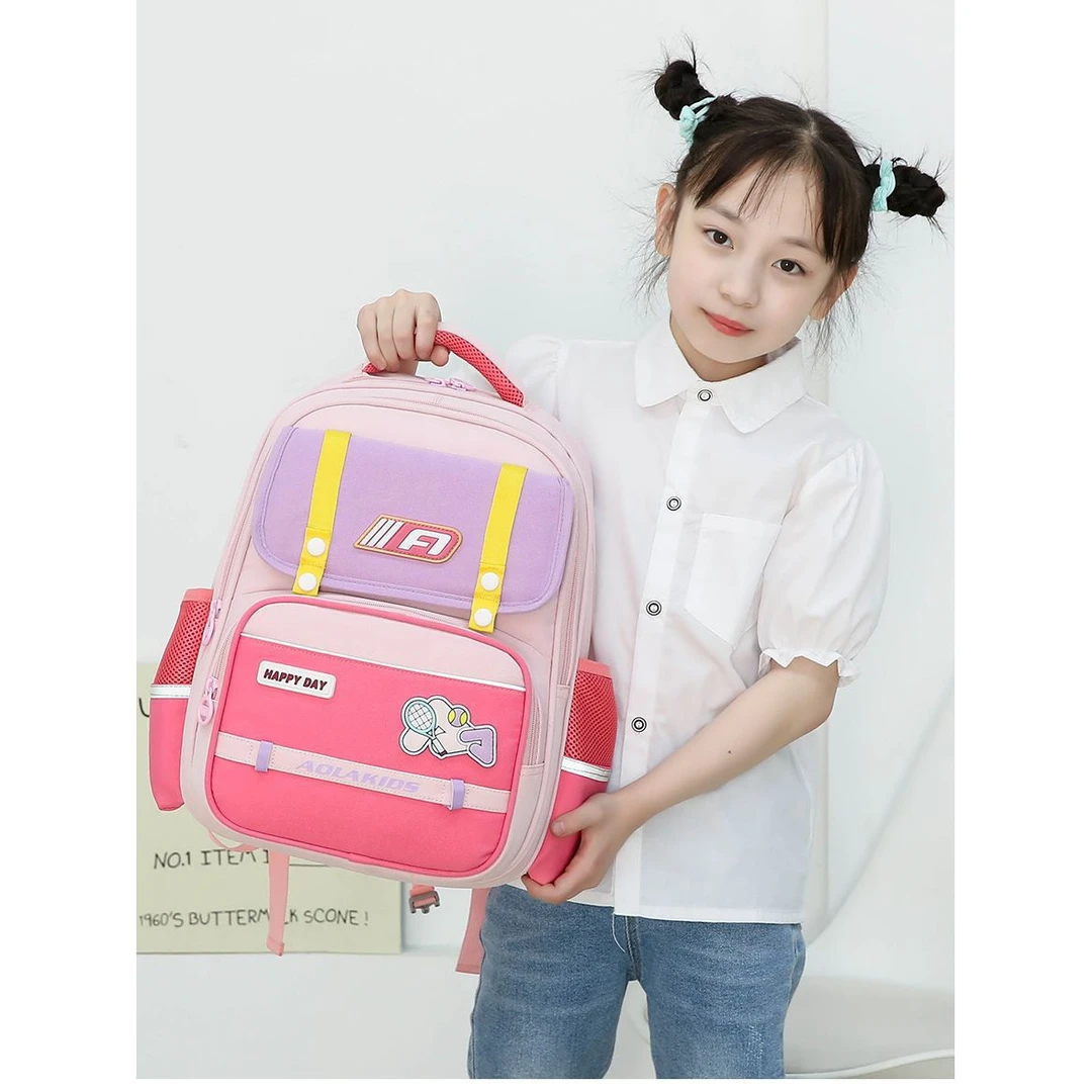 8943儿童男孩四年级书包小学生三到六年级女护脊减负双肩