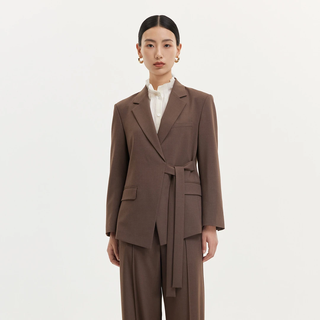 【专柜款】24年秋季新款时尚气质商务西装外套8016