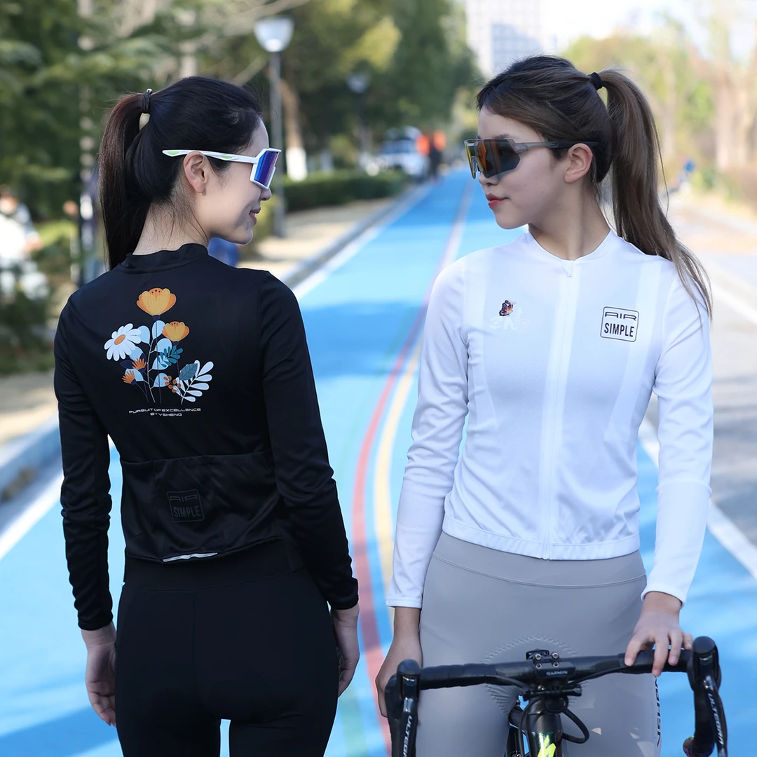 「抢！明媚微弹长袖」春夏薄款微弹速干透气骑行服长袖
