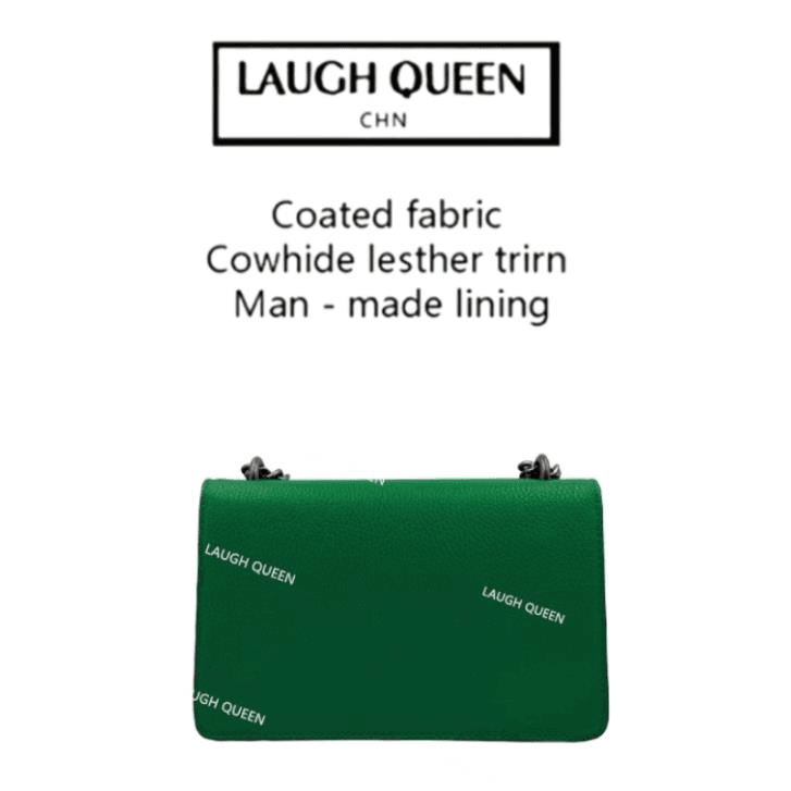 Laugh Queen手工打造女士新款包久绿色