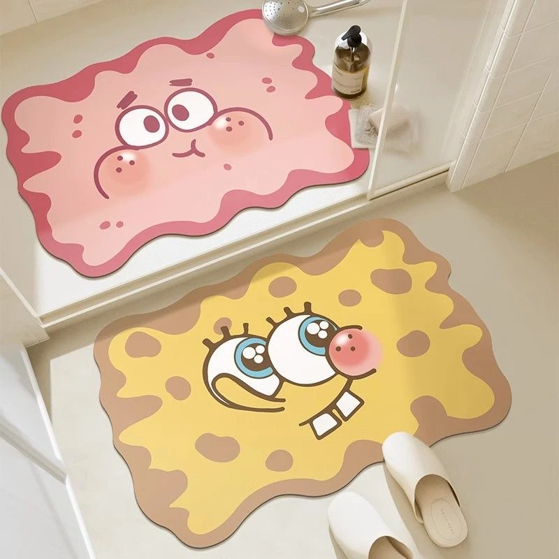浴室免洗软硅藻泥地垫浴室吸水速干防滑脚垫防滑垫厕所洗手间垫子