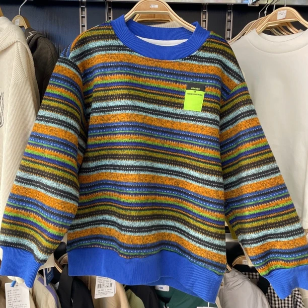 芙米拉120码、130码 蓝色毛衣