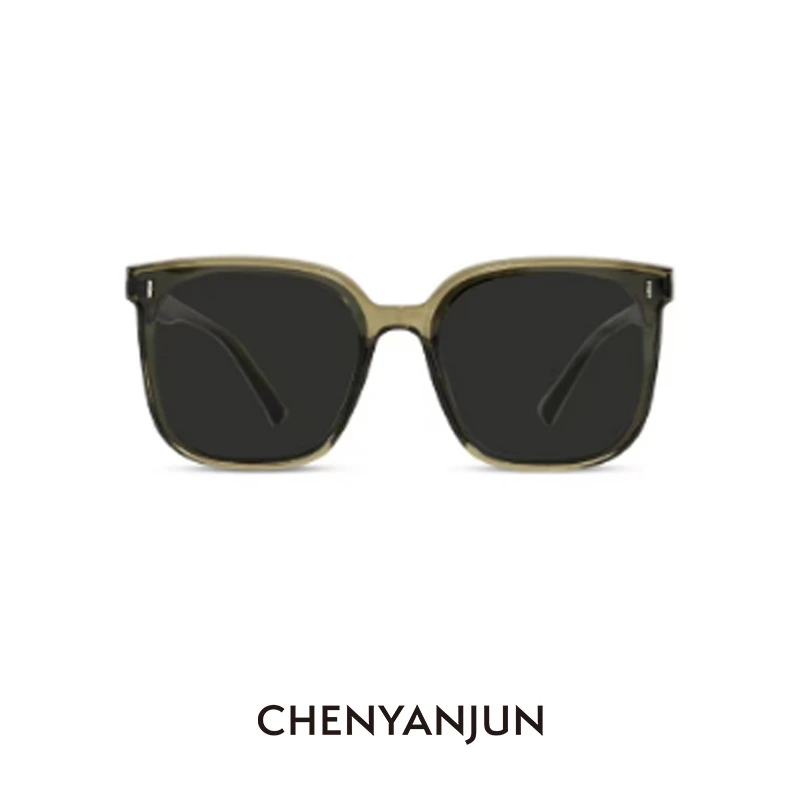 CHENYANJUN陈妍君高清尼龙镜方圆框时尚墨镜CYJ-JJ54-08