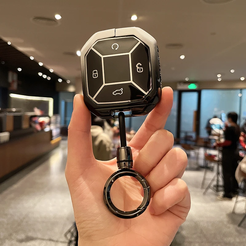 专用捷途旅行者钥匙套2023款奇瑞捷途旅行者高端汽车钥匙套包壳扣