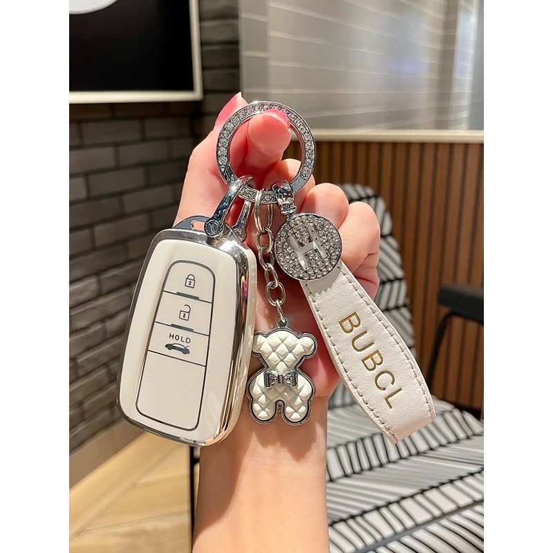 适用丰田钥匙套亚洲龙凯美瑞卡罗拉荣放锋兰达雷凌致炫x威驰壳扣