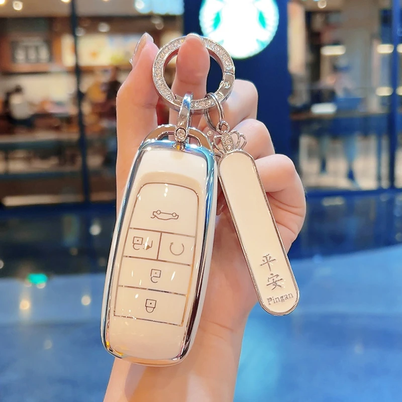 广汽埃安y钥匙套plus埃安s魅580埃安v丫女2023款传祺smax用品扣壳