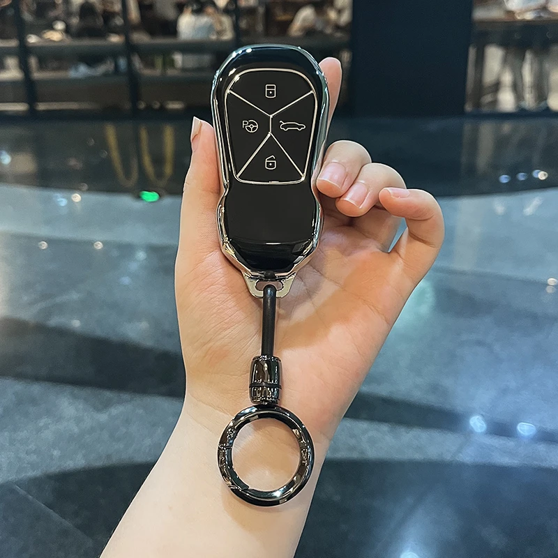 适用于小鹏汽车钥匙套2022/23款G3i G9 P5 P7i扣包壳高档专用男女