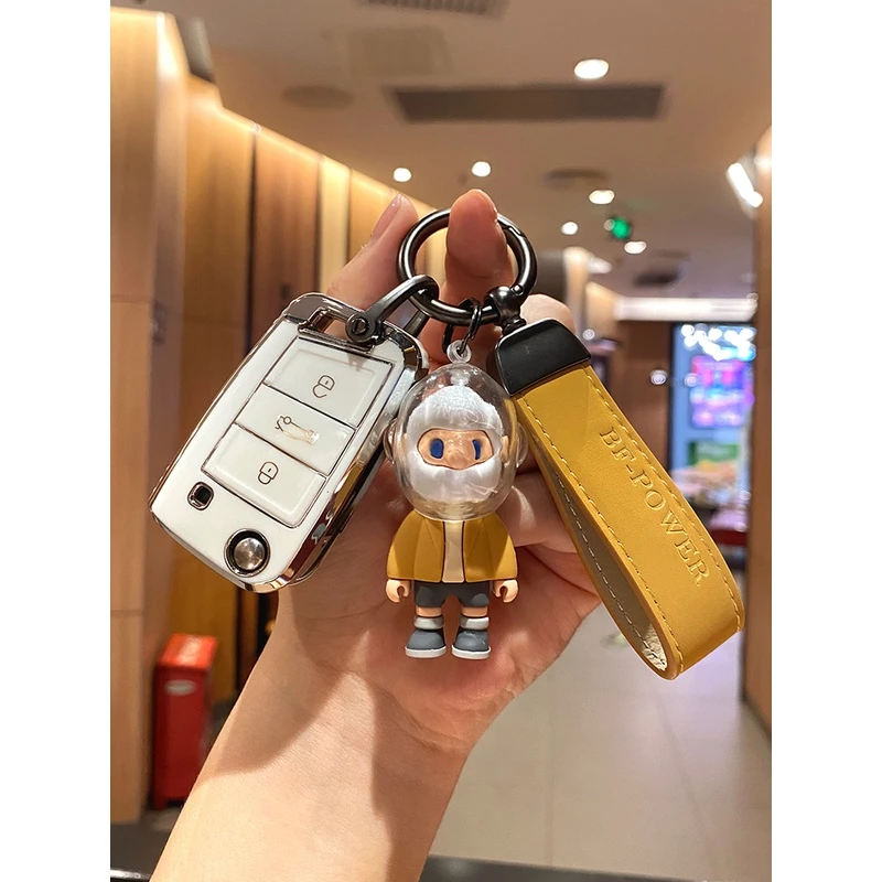 专用大众钥匙套迈腾速腾帕萨特朗逸车途观宝来凌渡polo男探岳途昂