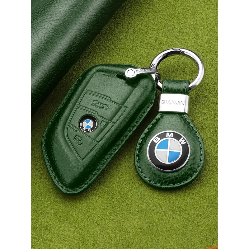 宝马钥匙套真皮X1X2X3X4X5X6X7壳3系5系520li530刀锋钥匙包扣高档