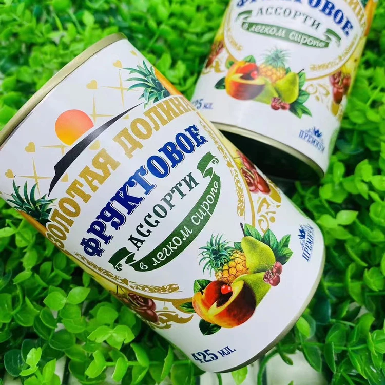 原装进口水果罐头铁盒草莓水果罐头425克