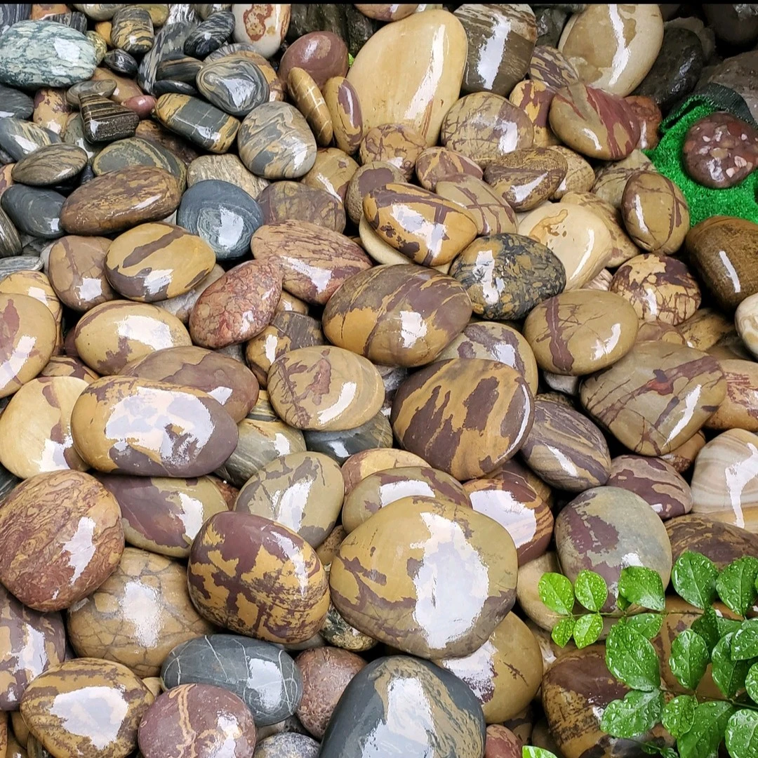 长江河段水冲天然画面石然