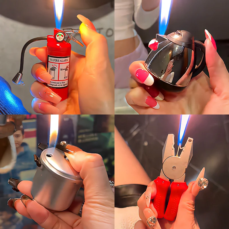 新奇特稀奇古怪小茶壶老虎钳灭火器高压锅恶搞怪扳手打火机整蛊潮