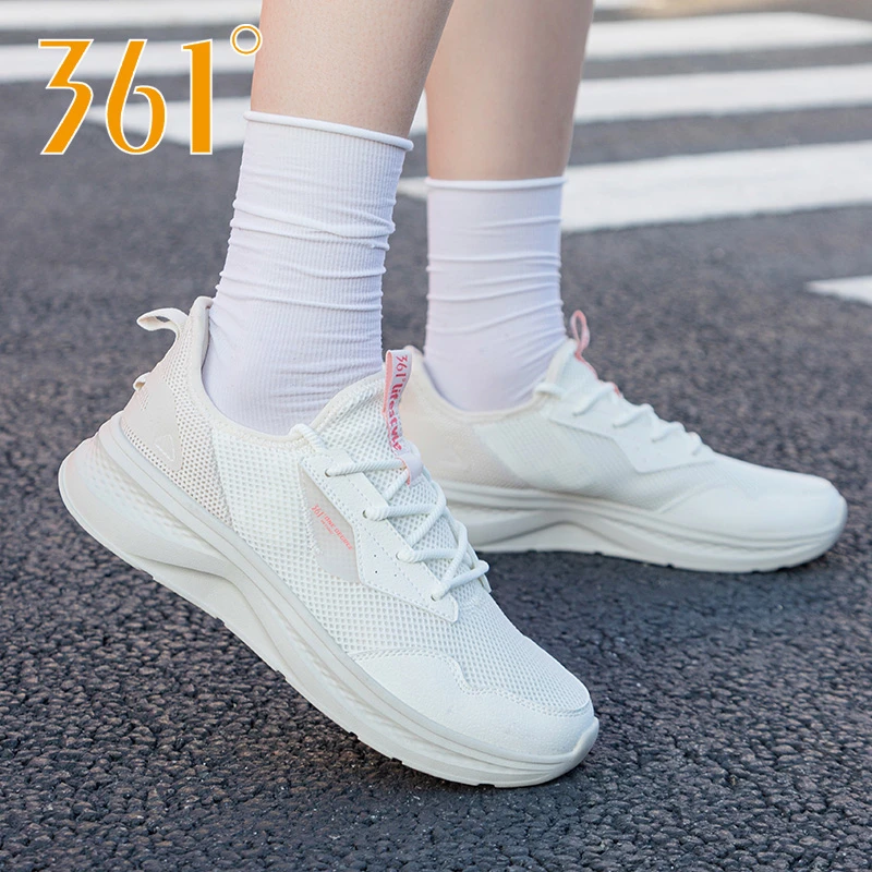 361°运动鞋女鞋防滑耐磨轻便老爹鞋2025夏季新款网面透气跑步鞋