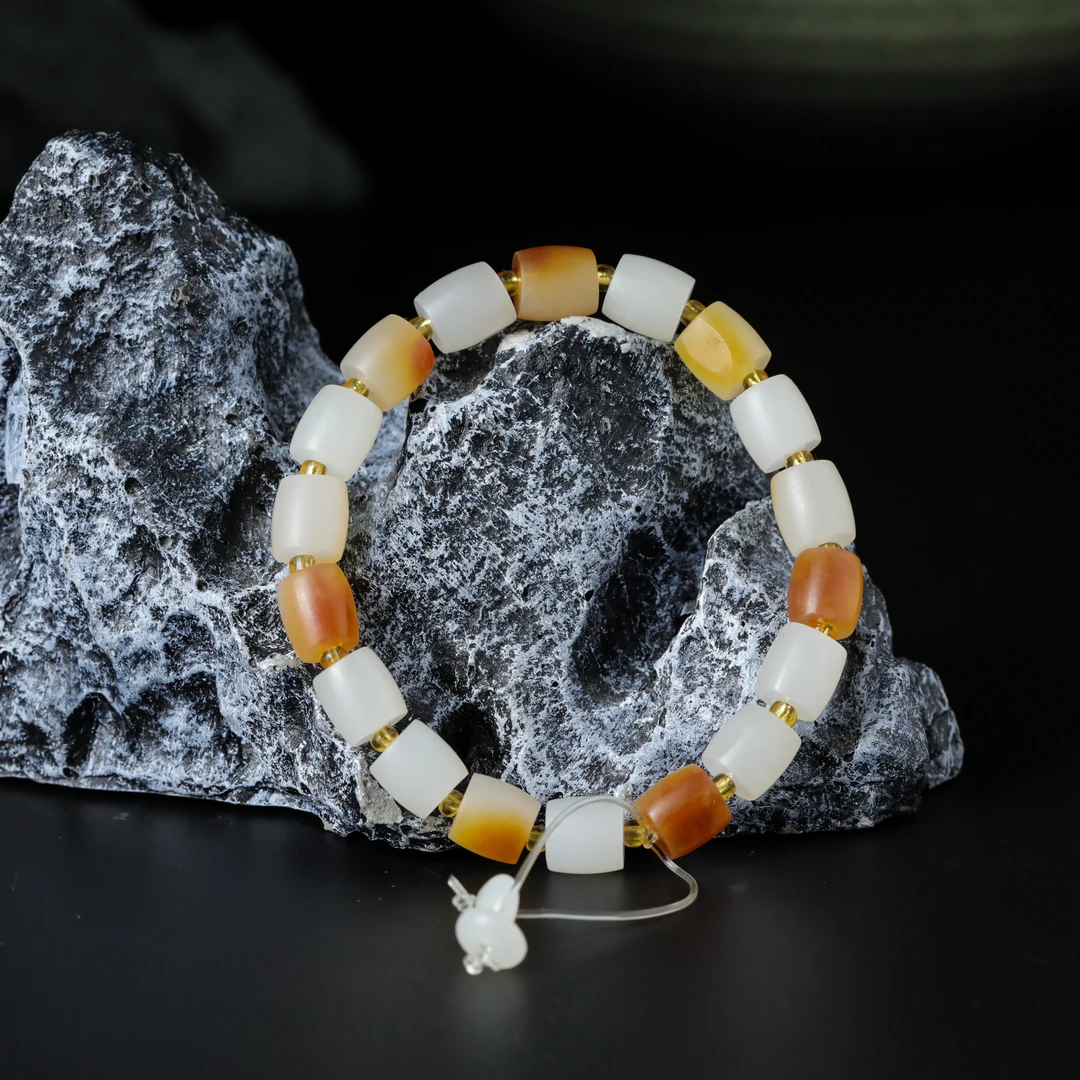 【竞拍专用】和田玉-手串约8＋mm11240309-16