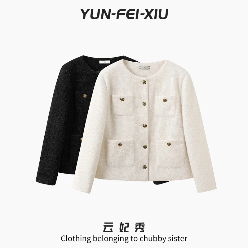 云妃秀大码女装外套时尚休闲微胖洋气减龄气质显瘦宽松春季20728